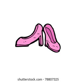 High Heel Shoes Cartoon: เวกเตอร์สต็อก (ปลอดค่าลิขสิทธิ์) 78807325