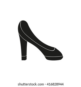 High heel shoes icon