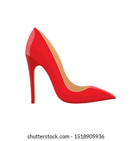 High heel shoes vector design illustration isolated on white background