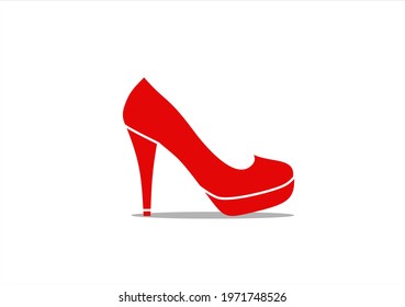high heel shoes - vector icon