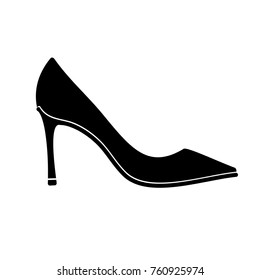 high heel shoes vector sign
