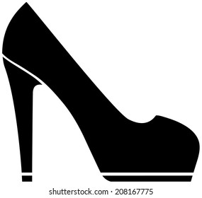 High Heel Sihouette