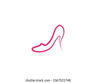 High heel vector icon