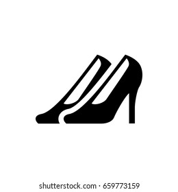 high heeled shoe icon