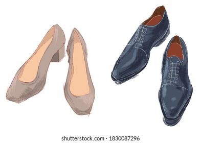 靴 手書き のイラスト素材 画像 ベクター画像 Shutterstock