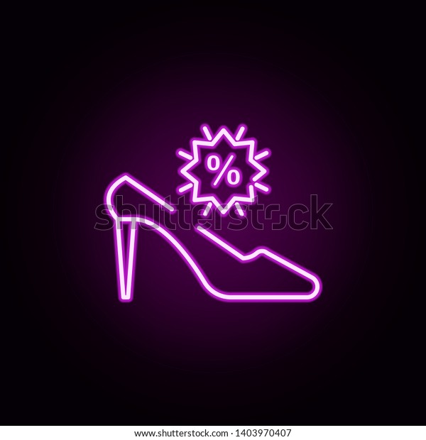 neon purple heels