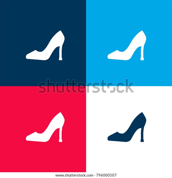 High Heels Four Color Material Minimal 