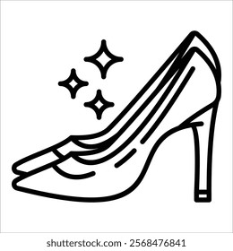 High Heels Icon Element For Design