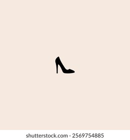 High heels icon flat vector design.