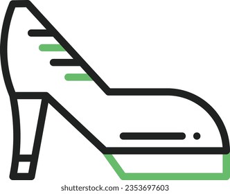 High Heels Icon image. Suitable for mobile application.