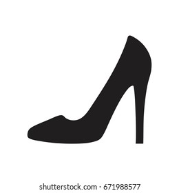 High heels icon isolated  Vector art