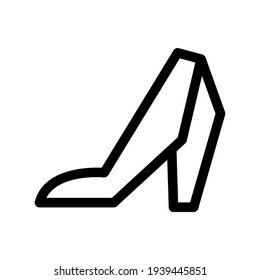 high heels icon or logo isolated sign symbol vector illustration - high quality black style vector icons
