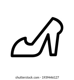 high heels icon or logo isolated sign symbol vector illustration - high quality black style vector icons
