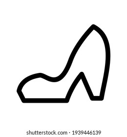 high heels icon or logo isolated sign symbol vector illustration - high quality black style vector icons
