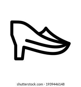 high heels icon or logo isolated sign symbol vector illustration - high quality black style vector icons
