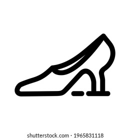 high heels icon or logo isolated sign symbol vector illustration - high quality black style vector icons
