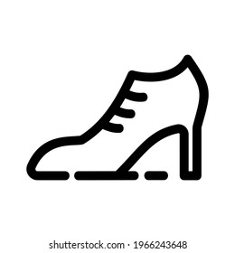 high heels icon or logo isolated sign symbol vector illustration - high quality black style vector icons
