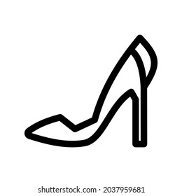 high heels icon or logo isolated sign symbol vector illustration - high quality black style vector icons
