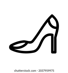 high heels icon or logo isolated sign symbol vector illustration - high quality black style vector icons
