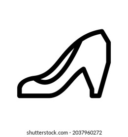 high heels icon or logo isolated sign symbol vector illustration - high quality black style vector icons
