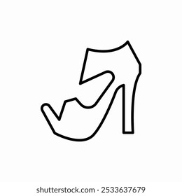 high heels icon sign vector