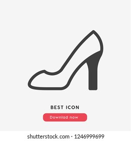 high heels icon vector