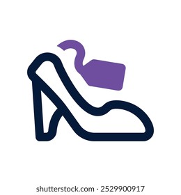 high heels icon. vector dual tone icon for your website, mobile, presentation, and logo design.