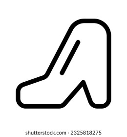 Ilustración de diseño de símbolo de vectores de iconos de tacones altos