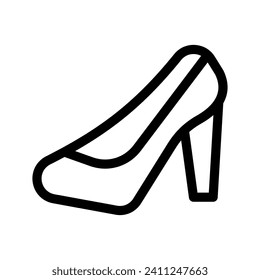 Ilustración de diseño de símbolo de vectores de iconos de tacones altos