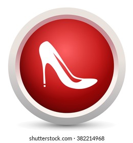 high heels shoes button