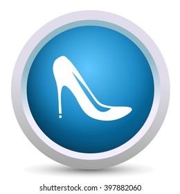 high heels shoes button