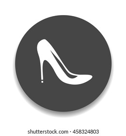 high heels shoes button