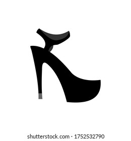 High heels shoes vector icon