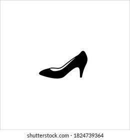High Heels Symbol Logo. Vector Illustration.
