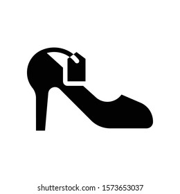 High heels vector, Black friday related solid style icon