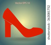 High heels vector icon