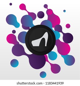 High heels vector icon
