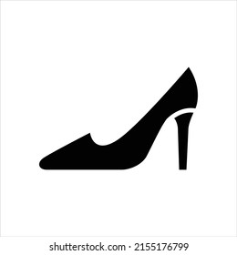 High heels vector icon symbol design
