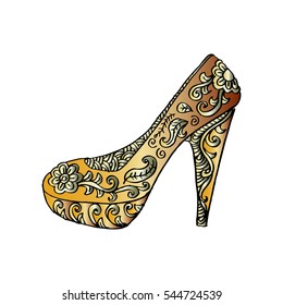 High Heels Zentangle style.