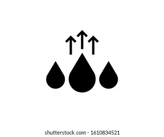 high humidity level vector icon