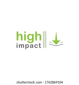 High Impact Logo Design Vector