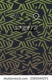 High Impact Sports Jersey Customizable Team Wear Soccer Basketball Football Esports Bold Graphics Abstract Modern Stylish Apparel