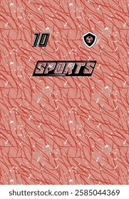 High Impact Sports Jersey Customizable Team Wear Soccer Basketball Football Esports Bold Graphics Abstract Modern Stylish Apparel