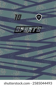 High Impact Sports Jersey Customizable Team Wear Soccer Basketball Football Esports Bold Graphics Abstract Modern Stylish Apparel