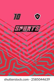 High Impact Sports Jersey Customizable Team Wear Soccer Basketball Football Esports Bold Graphics Abstract Modern Stylish Apparel