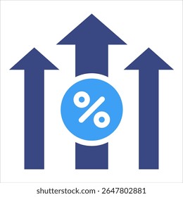 Elemento De Ícone De Taxa De Juro Alta Para Design