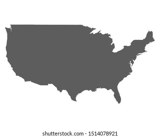 High Level Detailed Map USA. Very Accurate Map Layout Satellite. Traced All The Islands.