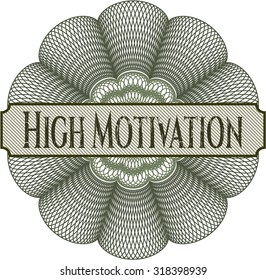 Abstrakte Motivationsrosette