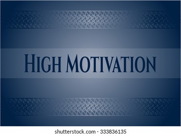 High Motivation poster or card