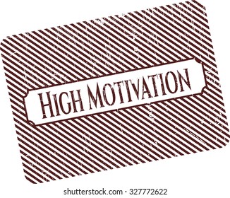 High Motivation rubber grunge texture seal